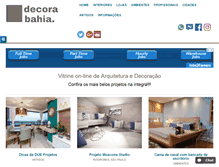 Tablet Screenshot of decorabahia.com